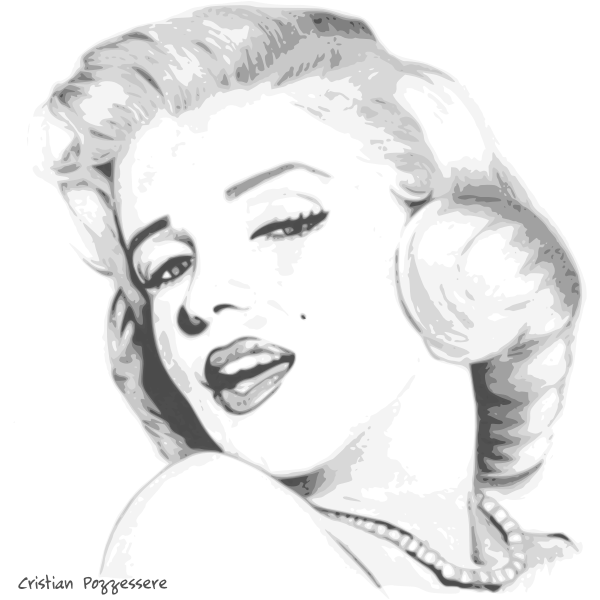 SVG Marilyn Monroe
