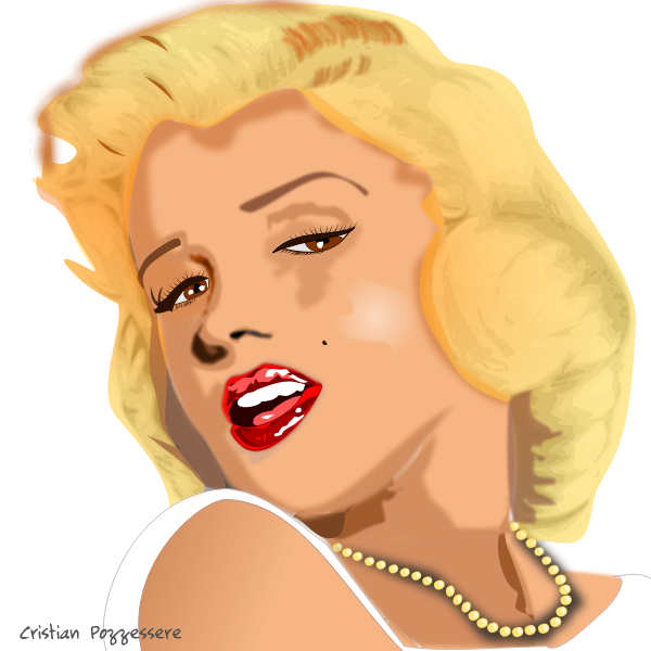 SVG marilyn monroe REMIX