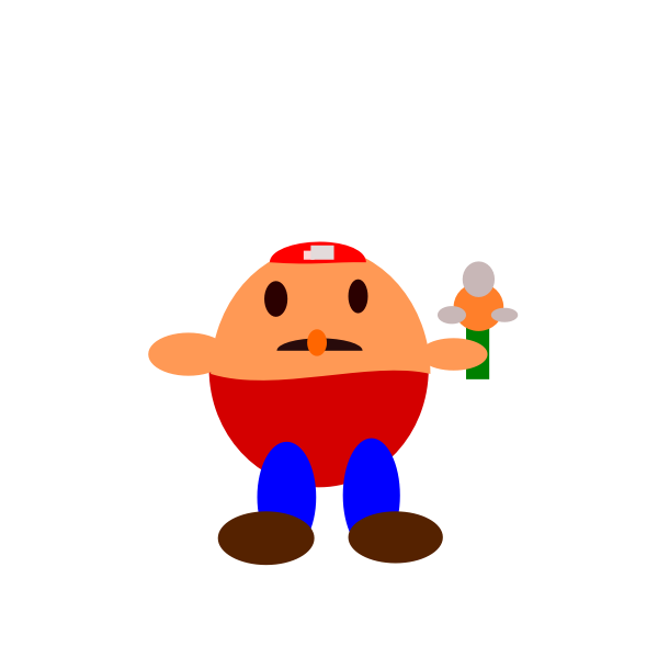 SVG mario