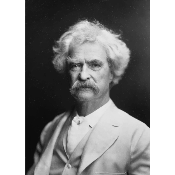 SVG Mark Twain by AF Bradley 1907