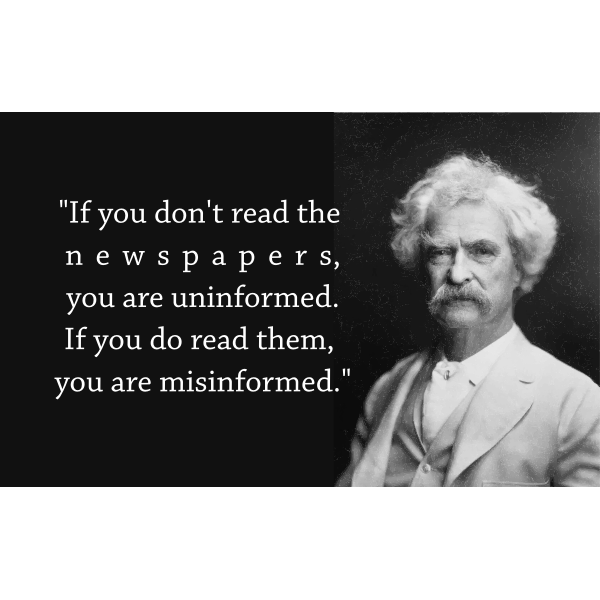SVG Mark Twain Quote