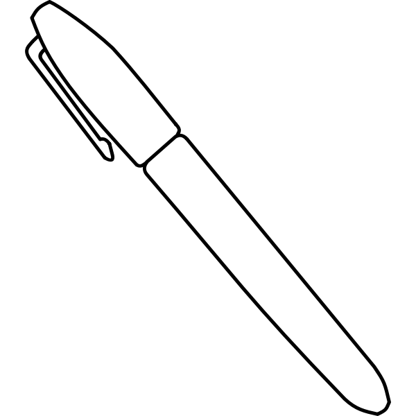 SVG Marker pen vector clip art