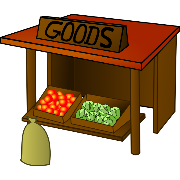 SVG Market vector illustration