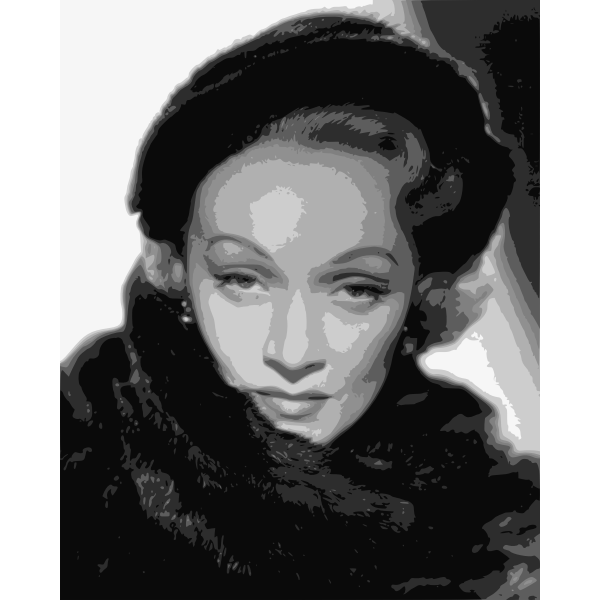SVG Marlene Dietrich