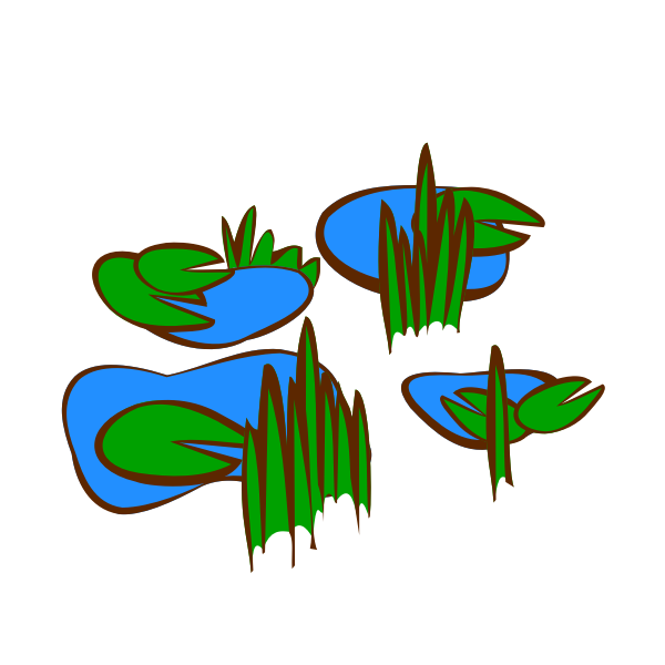 SVG Marsh RPG map symbol vector image