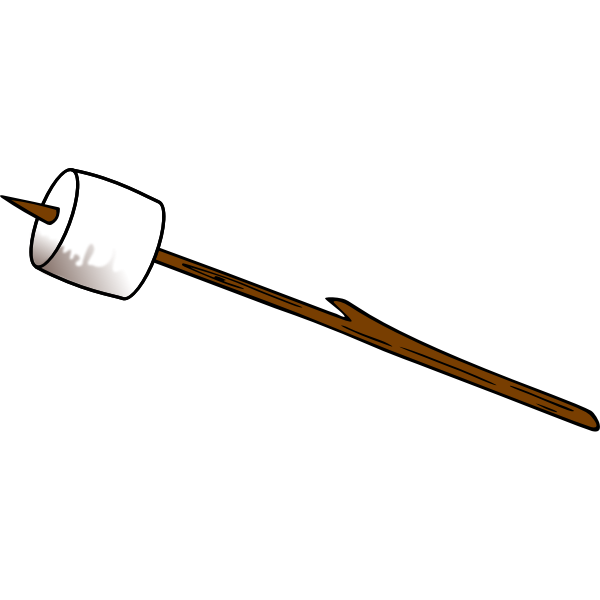 SVG Marshmallow with sitck