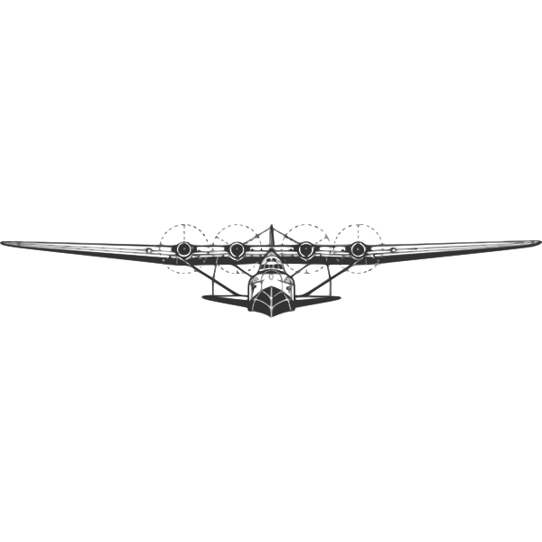 SVG Martin M-130 flying boat vector