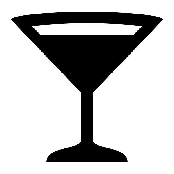 SVG Martini glass