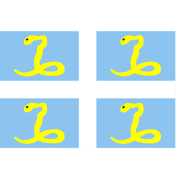 SVG Martinique region flag vector clip art