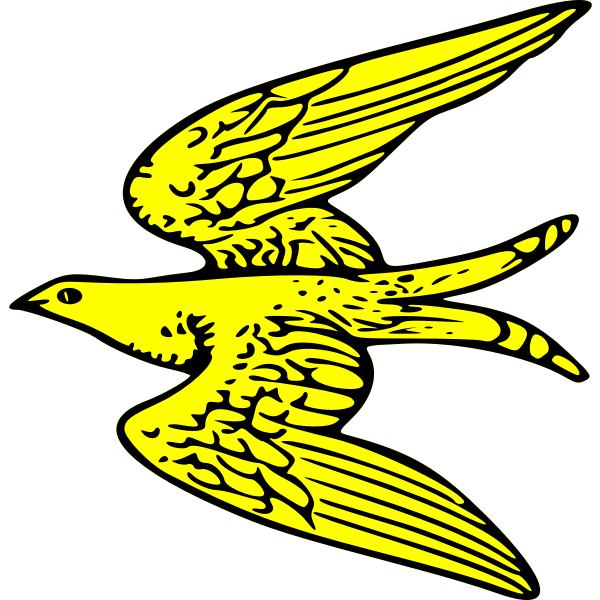 SVG martlet volant