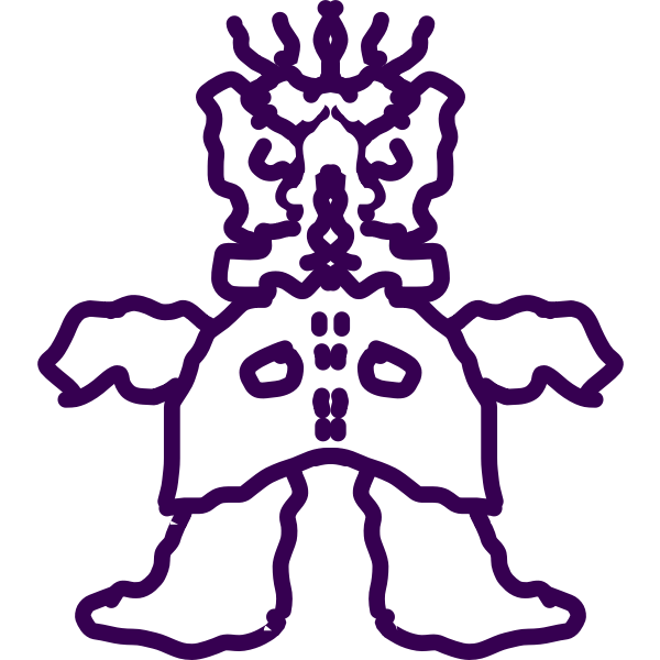 SVG mased monster