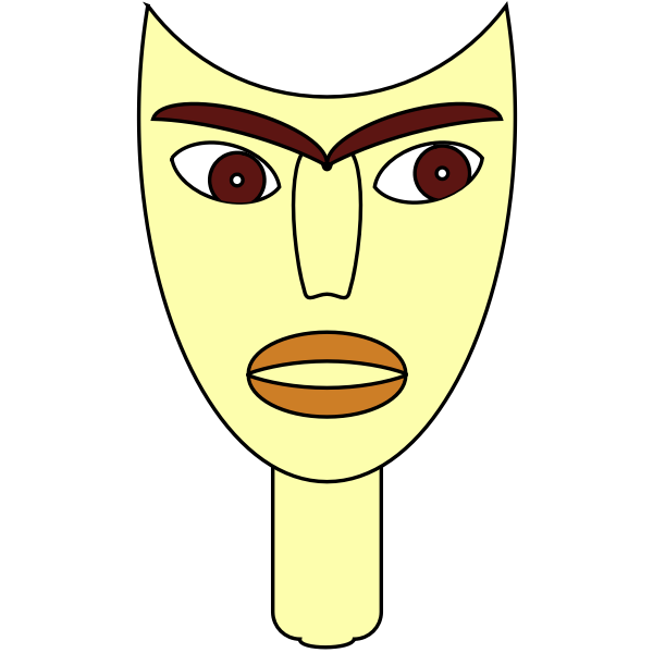 SVG Mask cartoon clip art