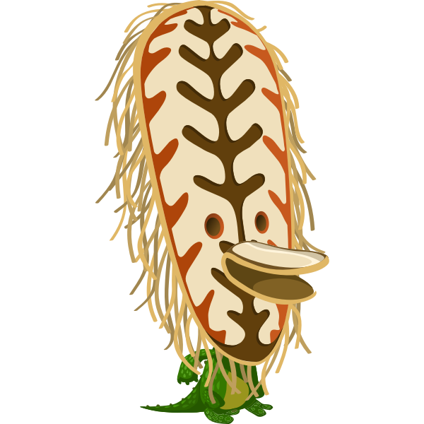 SVG Mask on dinosaur