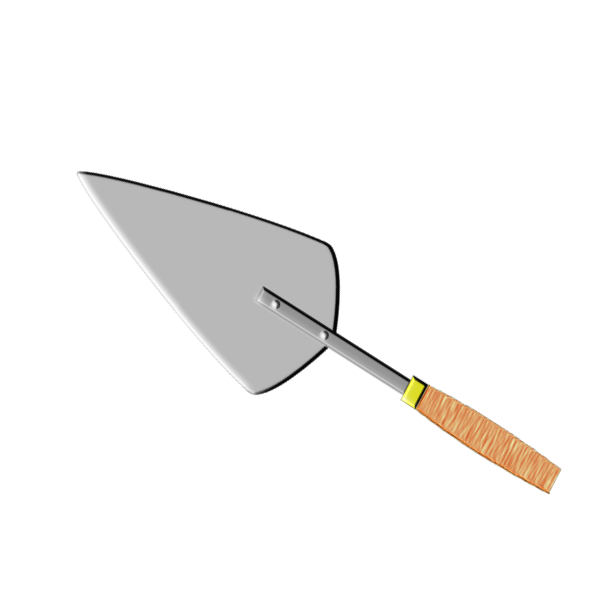 SVG Mason trowel