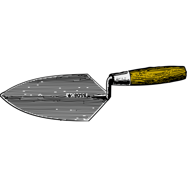 SVG Masons trowel vector image