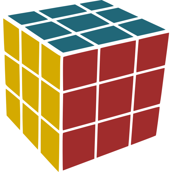 SVG Master cube vector clip art