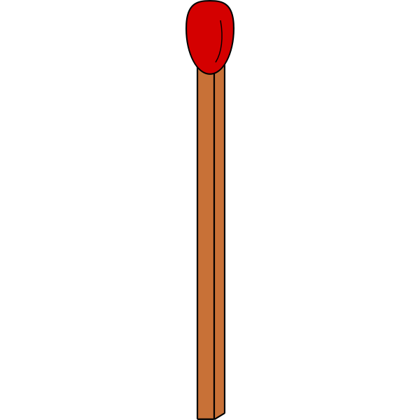SVG match stick