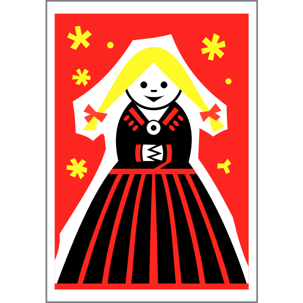 SVG Matchbox label vector art