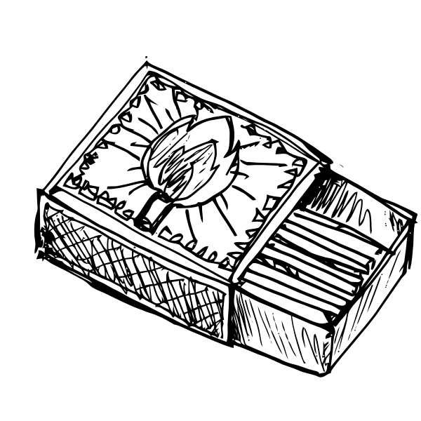 SVG Matches vector illustration