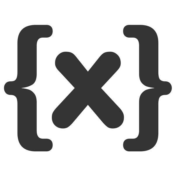 SVG Math brace icon