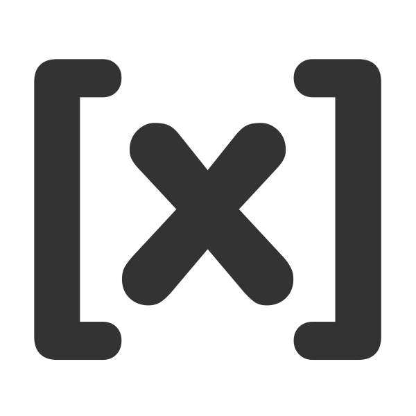 SVG Math brackets icon