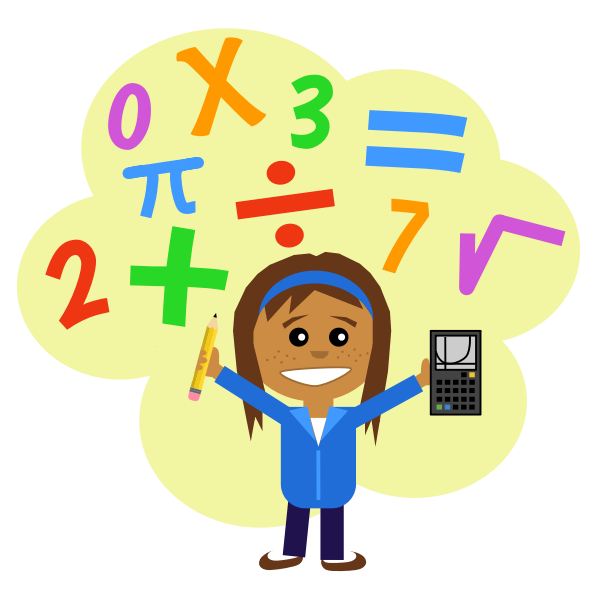 SVG Math girl