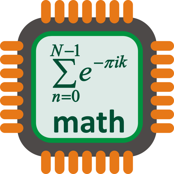SVG Maths processor vector image