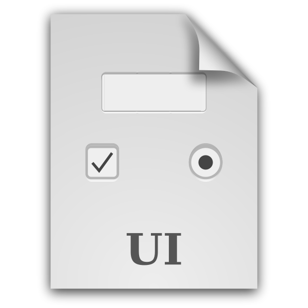 SVG matt icons application x ui