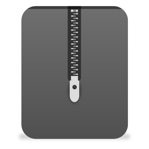 SVG matt icons archive black