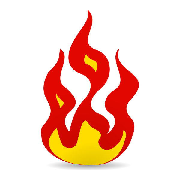 SVG matt icons burn