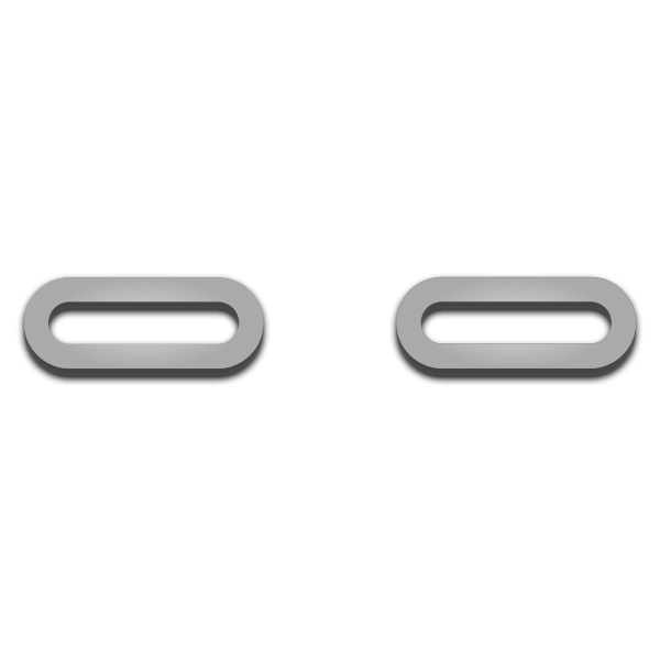 SVG matt icons chain broken