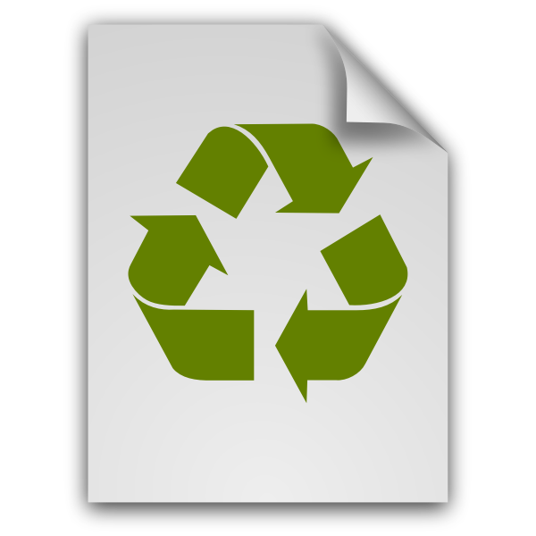 SVG matt icons file x trash