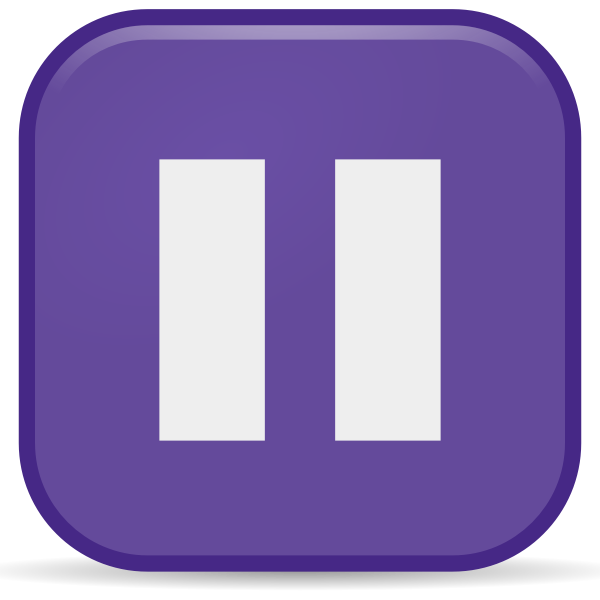 SVG matt icons pause