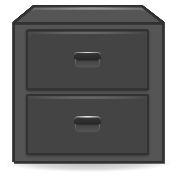 SVG matt icons system file manager