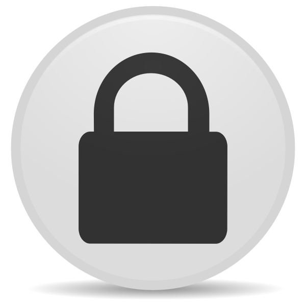SVG matt icons system lock screen