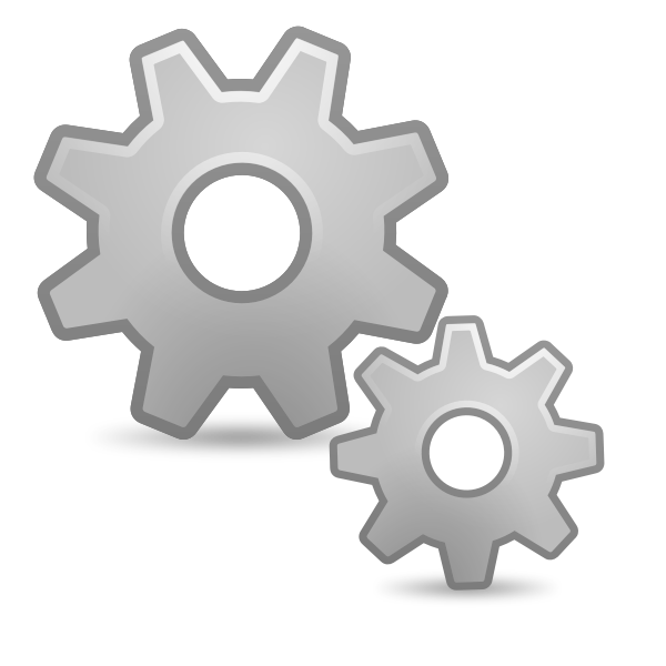SVG matt icons system run