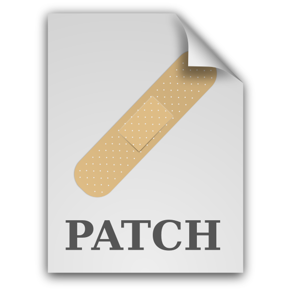 SVG matt icons text x patch