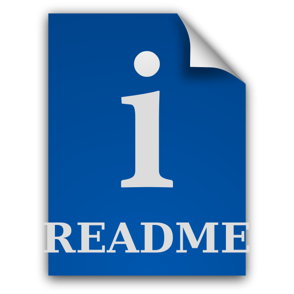SVG matt icons text x readme