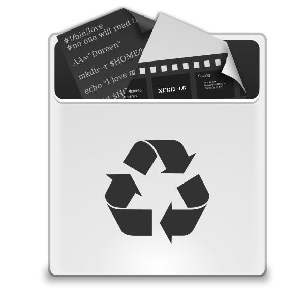 SVG matt icons user trash full