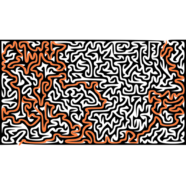 SVG Maze solution image