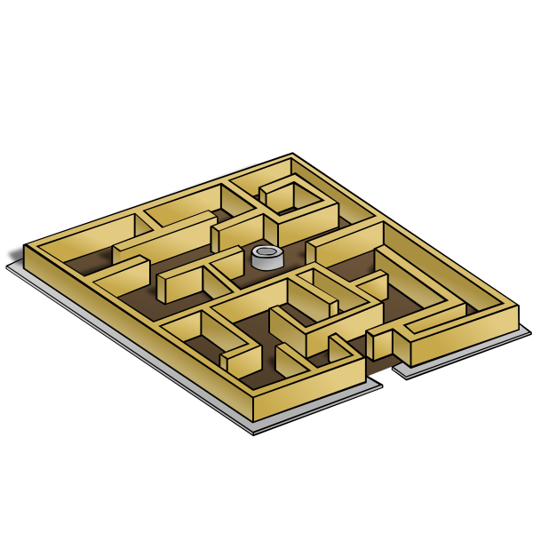 SVG Maze vector image