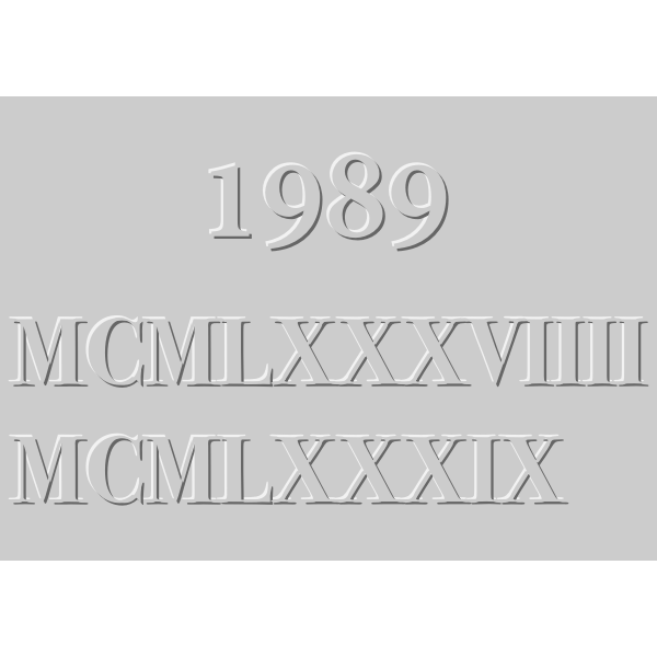 SVG MCMLXXXVIIII 1989