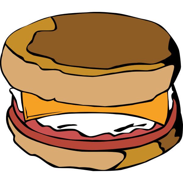 SVG McMuffin vector illustration