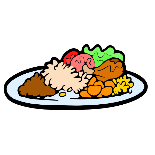 SVG Meal plate