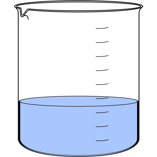 SVG Measuring glass pot