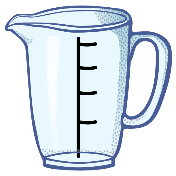SVG Measuring jug