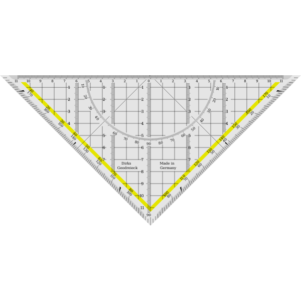 SVG Measuring triangle