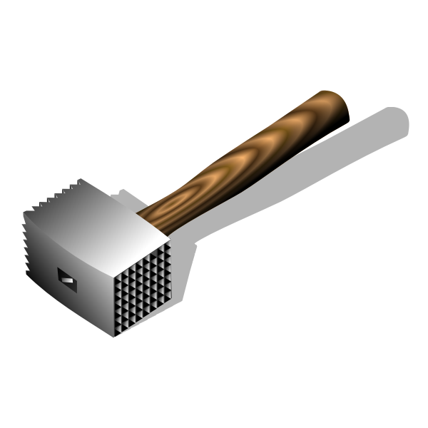 SVG Meat hammer vector image