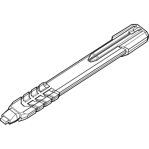 SVG Mechanical carpenters pencil vector image