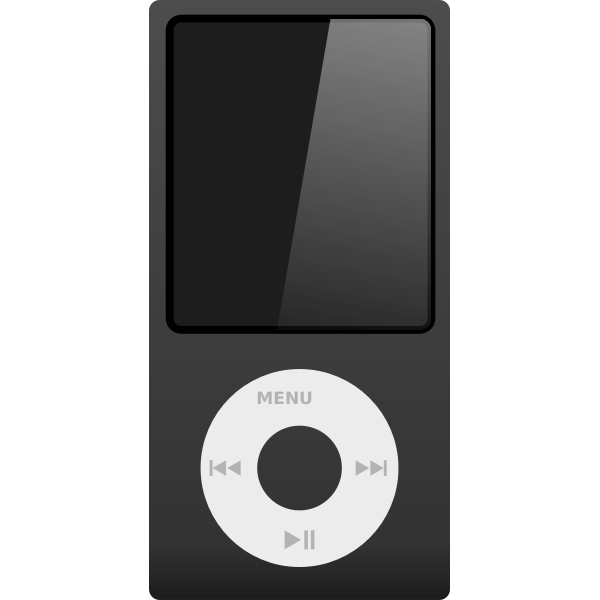 SVG Media player vector clip art